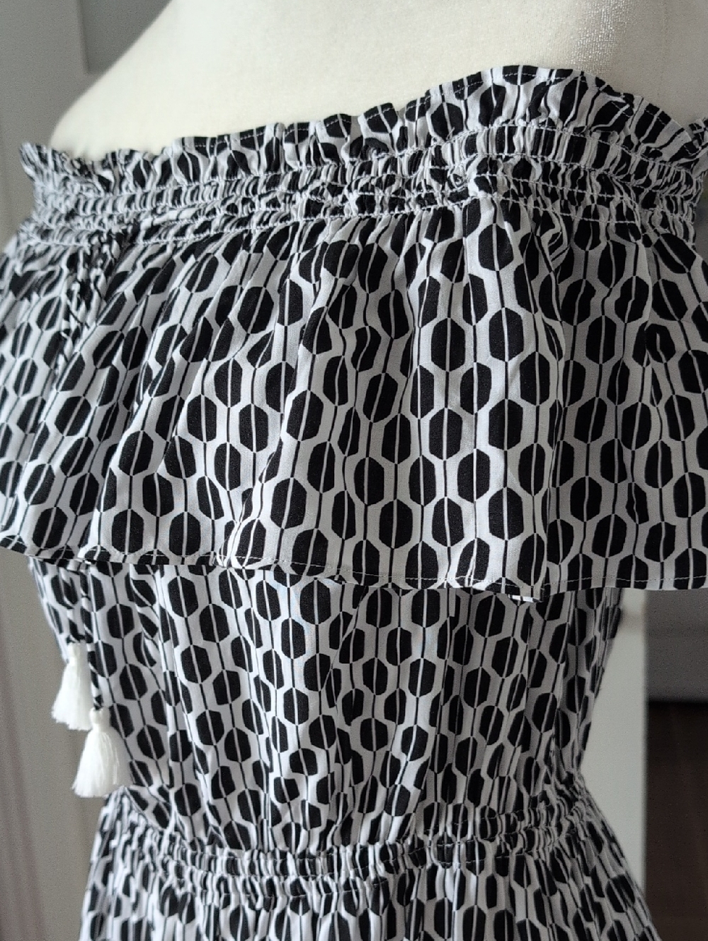 NWT kate spade Arrow Striped Rayon Dress Medium Knee Length - Picture 6 of 13